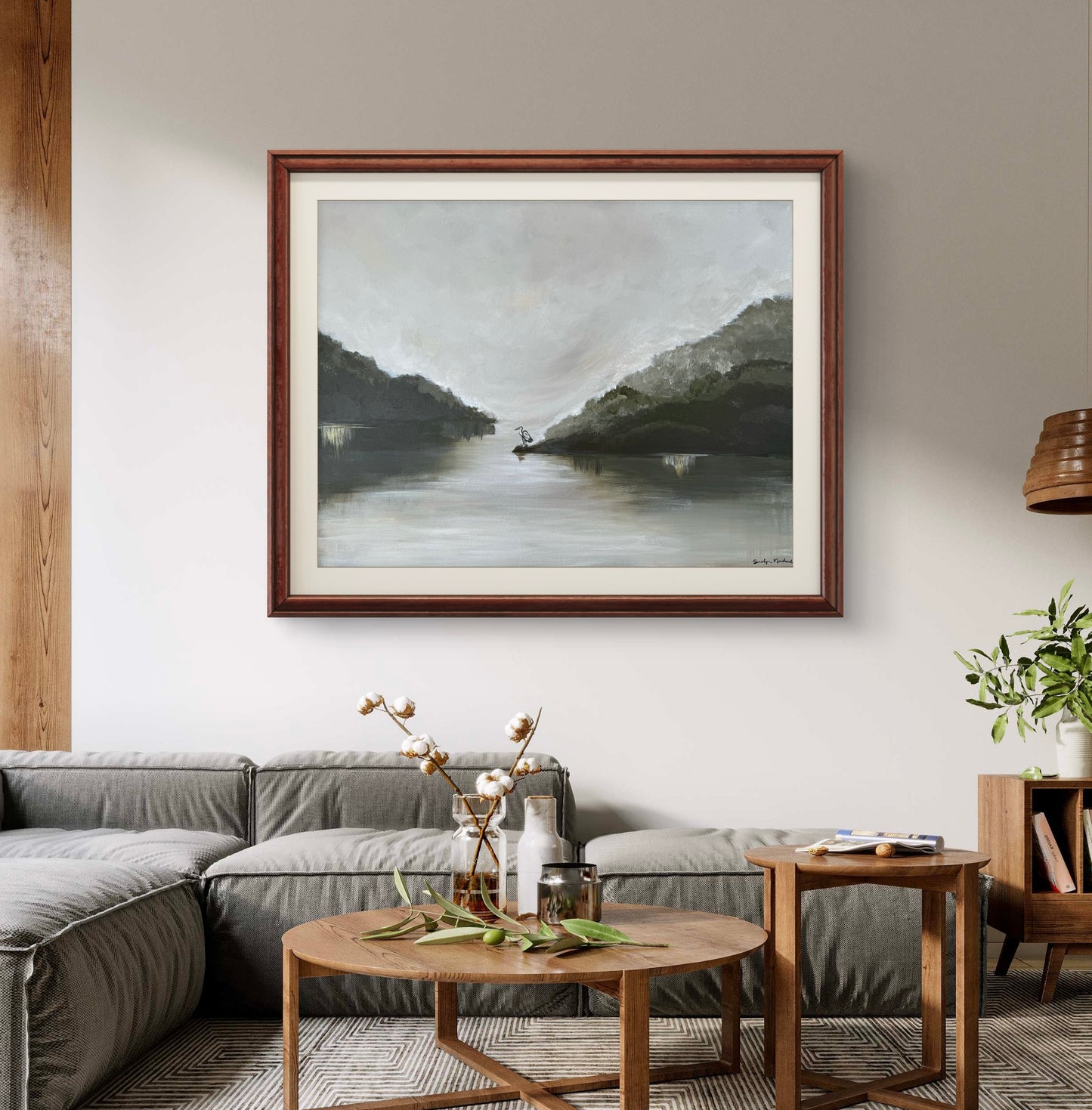 Into the Marsh Gallery Wrapped Canvas Print